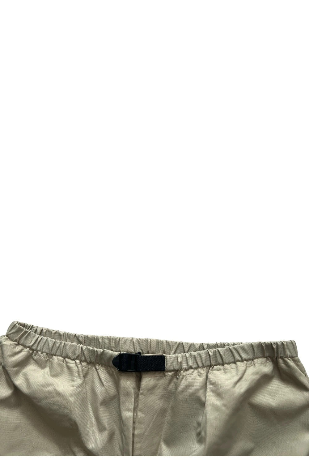 Fred Perry beige wide-leg trousers 100% nylon with logo detail.