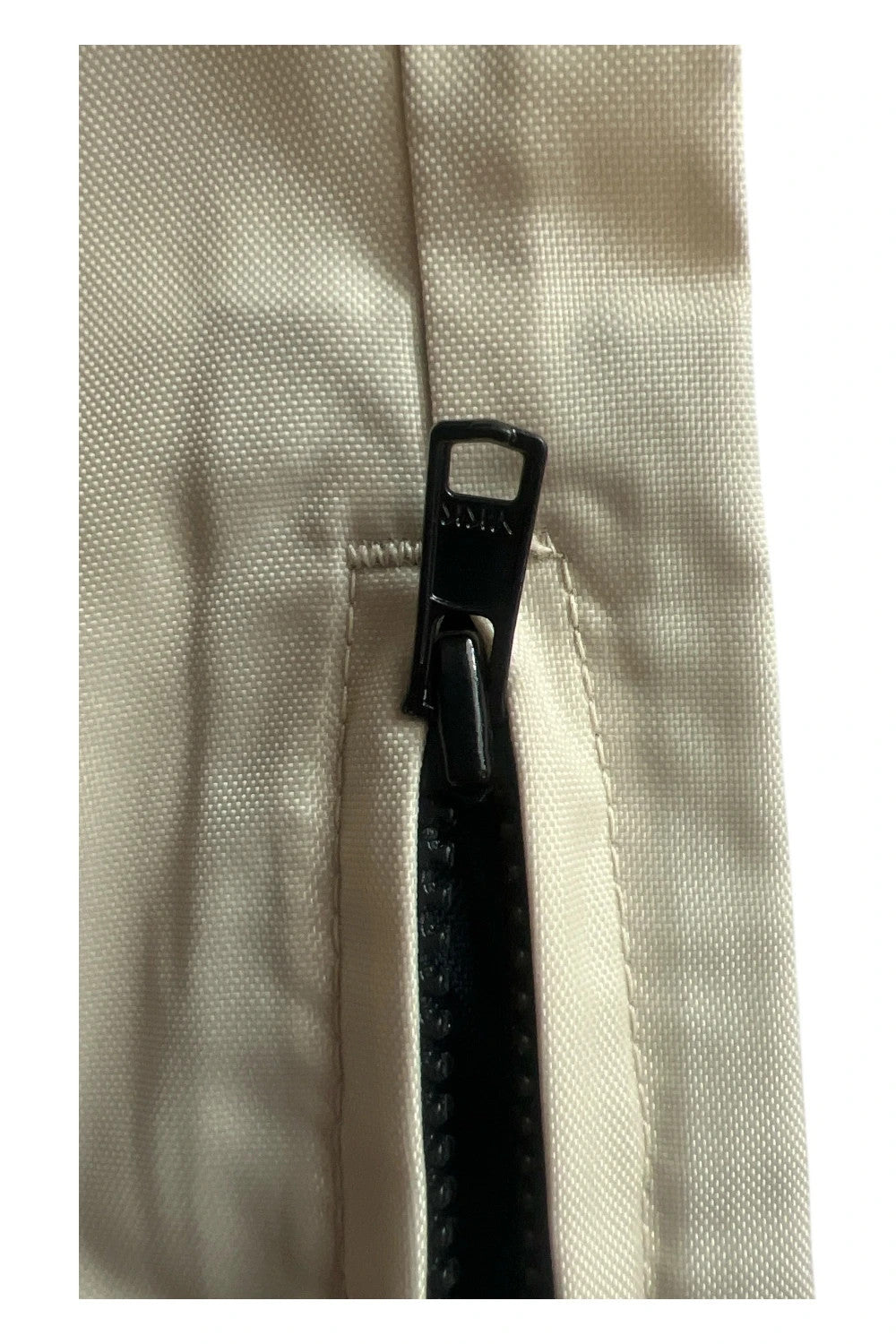 Fred Perry beige wide-leg trousers 100% nylon with logo detail.