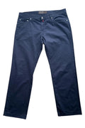 Pierre Cardin navy chino trousers classic style with elegant cut, vintage minimal look.