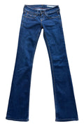 Tommy Hilfiger navy straight jeans low rise Y2K vintage stretch denim with logo.