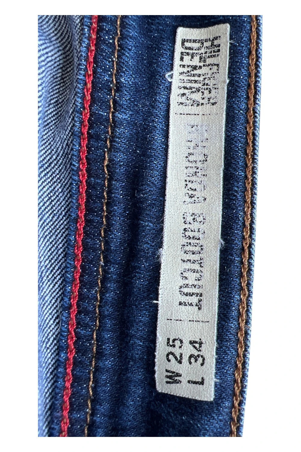 Tommy Hilfiger navy straight jeans low rise Y2K vintage stretch denim with logo.