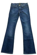 Lee straight jeans navy blue Y2K vintage stretch denim with casual slim fit.