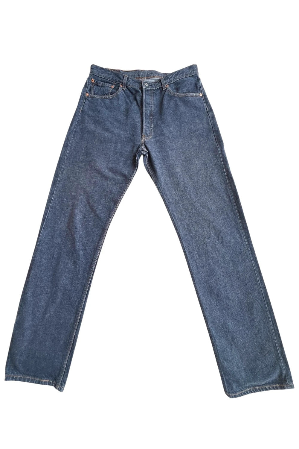 Levi Strauss & Co grey straight jeans faded washed denim vintage Y2K unisex classic fit