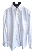 Valentino white men's shirt classic design cotton made in Italy with elegant finish.