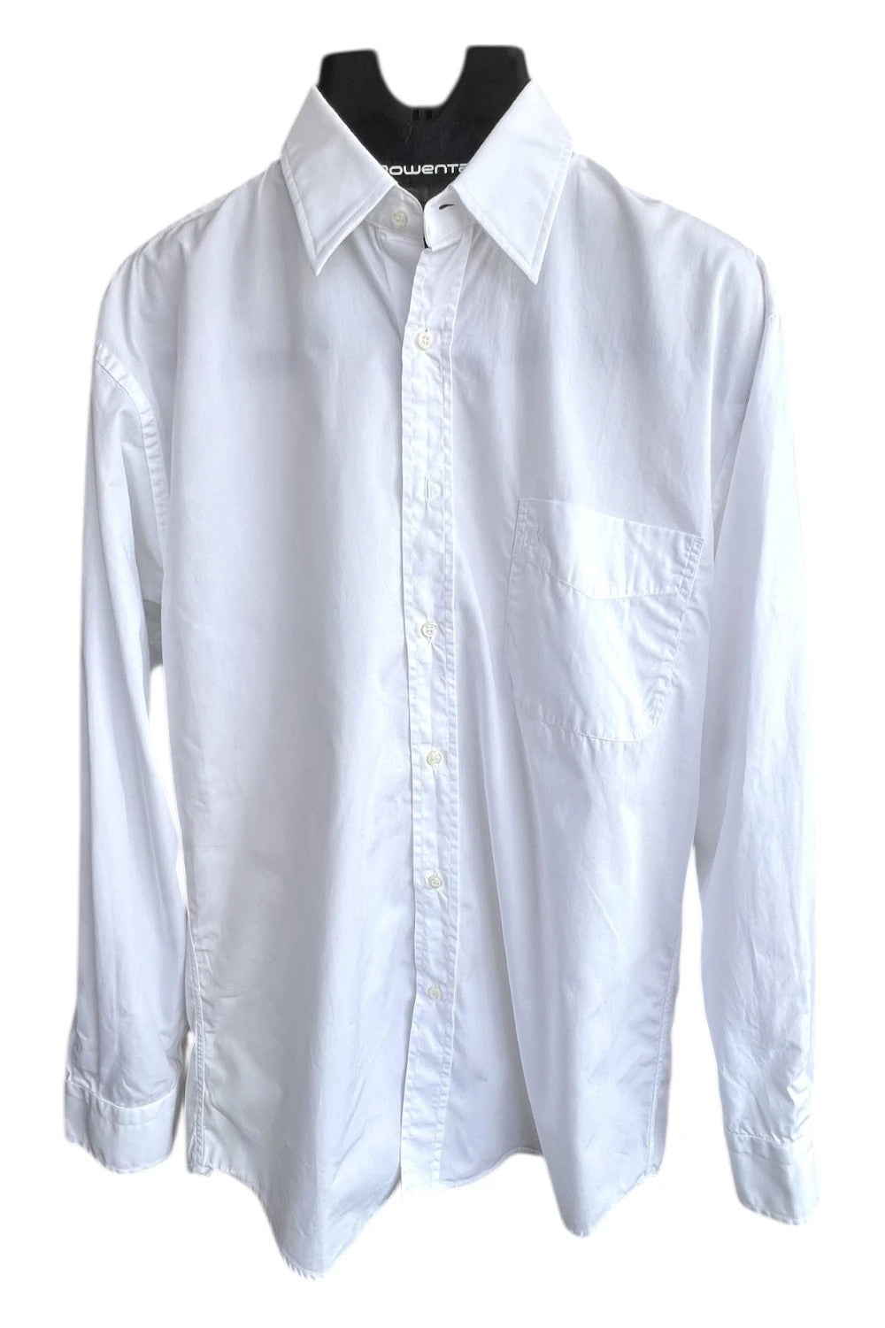 Valentino white men's shirt classic design cotton made in Italy with elegant finish.