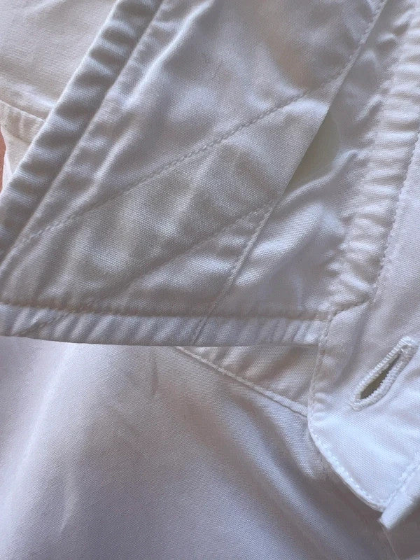 Valentino white men's shirt classic design cotton made in Italy with elegant finish.