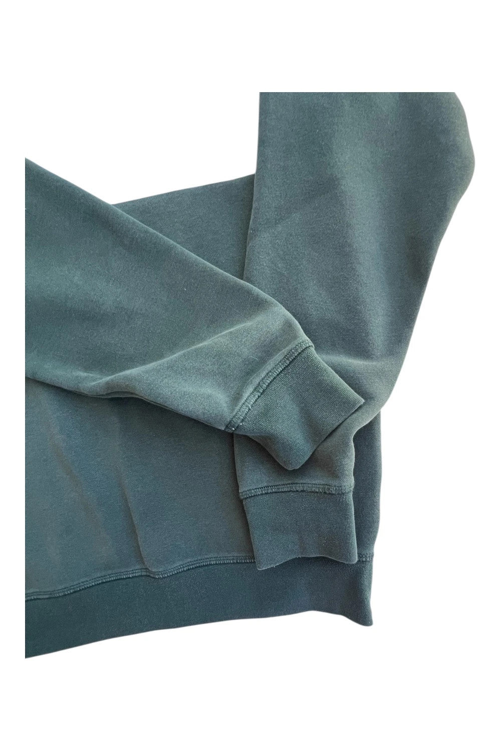 Adidas vintage grey and green crewneck sweatshirt with casual sport style and slight pilling.