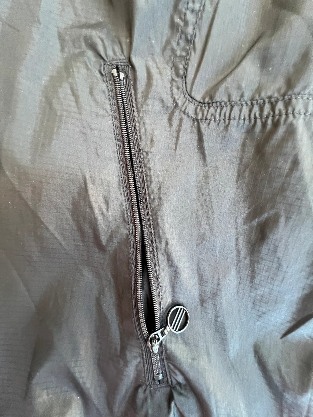 Adidas black bomber jacket reversible London 2012 logo and Olympic detail.