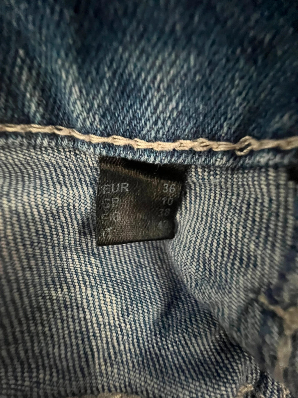 Rainbow blue straight jeans Y2K flare bootcut with decorative front buttons.