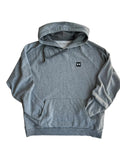 Under Armour grey oversized hoodie with front kangaroo pocket and logo on chest.