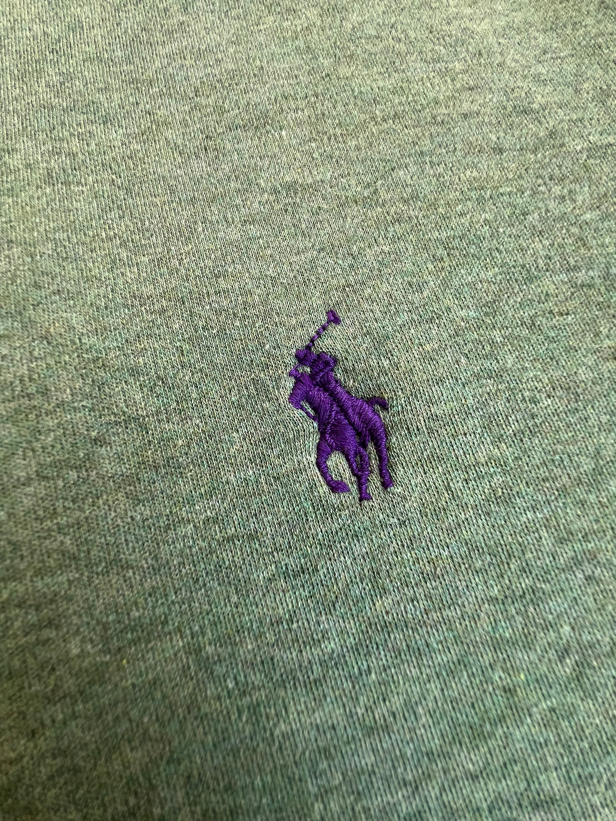 Polo Ralph Lauren Custom Fit Long Sleeve Polo Shirt Green XS