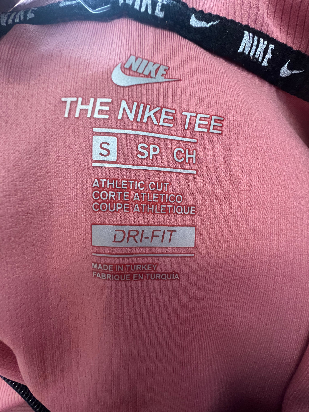 Nike Dri-FIT Cropped Hoodie Pink Women’s Size S – Athletic Fit Performance Sweatshirt