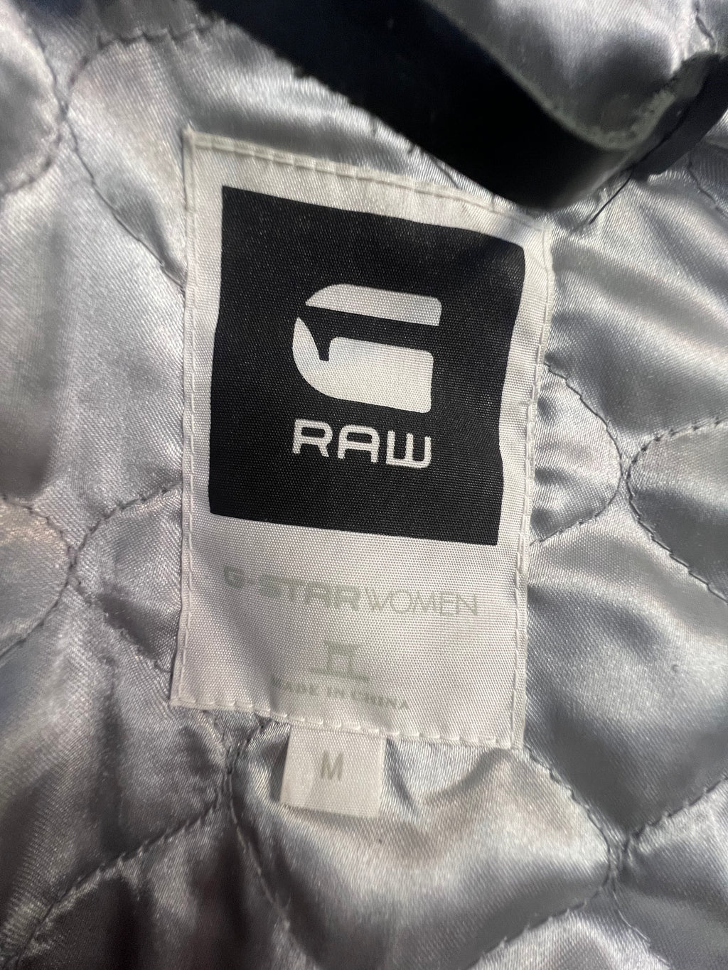 G-Star RAW Hooded Wool Jacket Mujer M Negra | Veste en laine femme noire M
