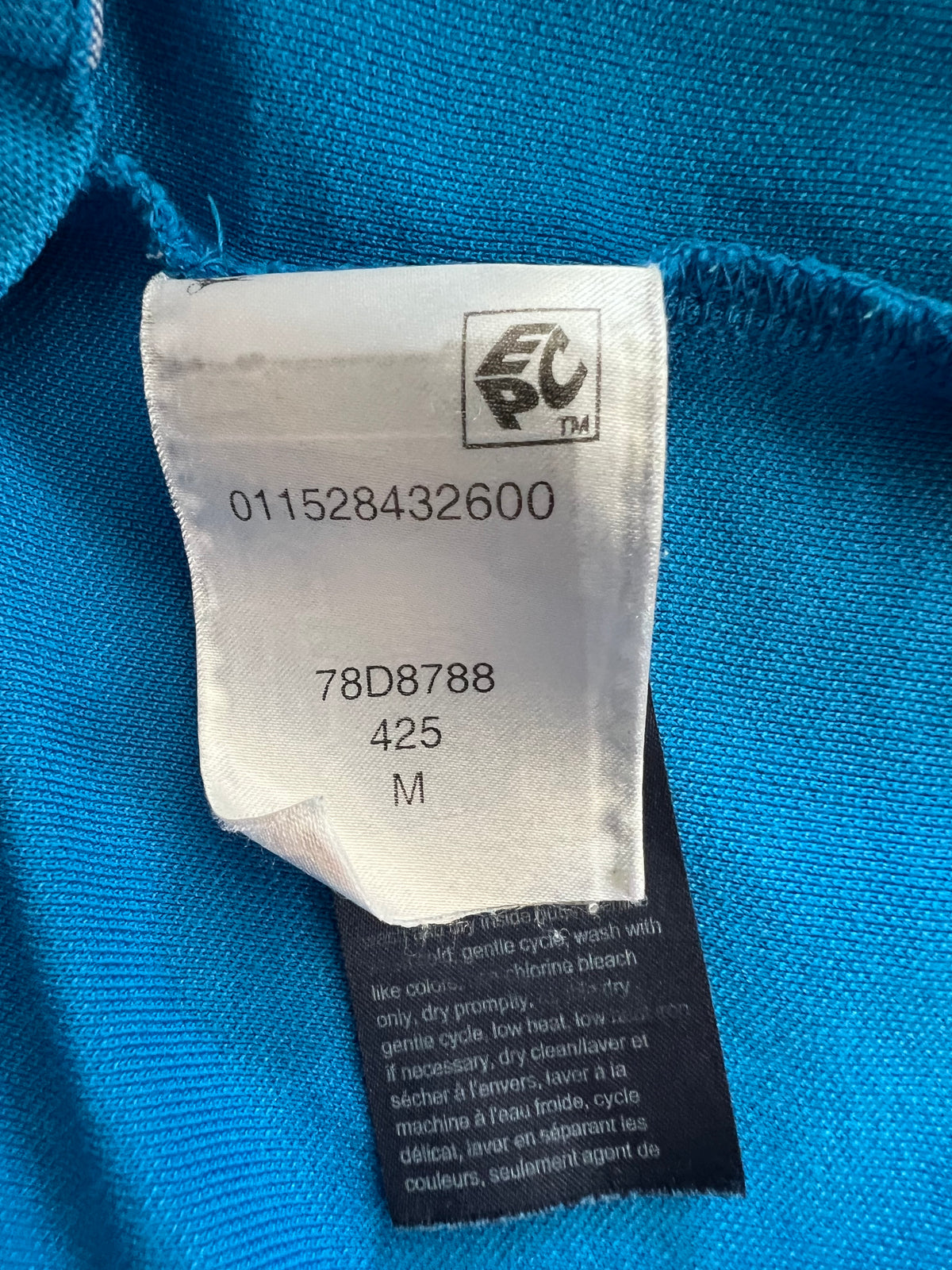 Tommy Hilfiger Men’s Polo Shirt Blue Cotton Flag Logo Size M