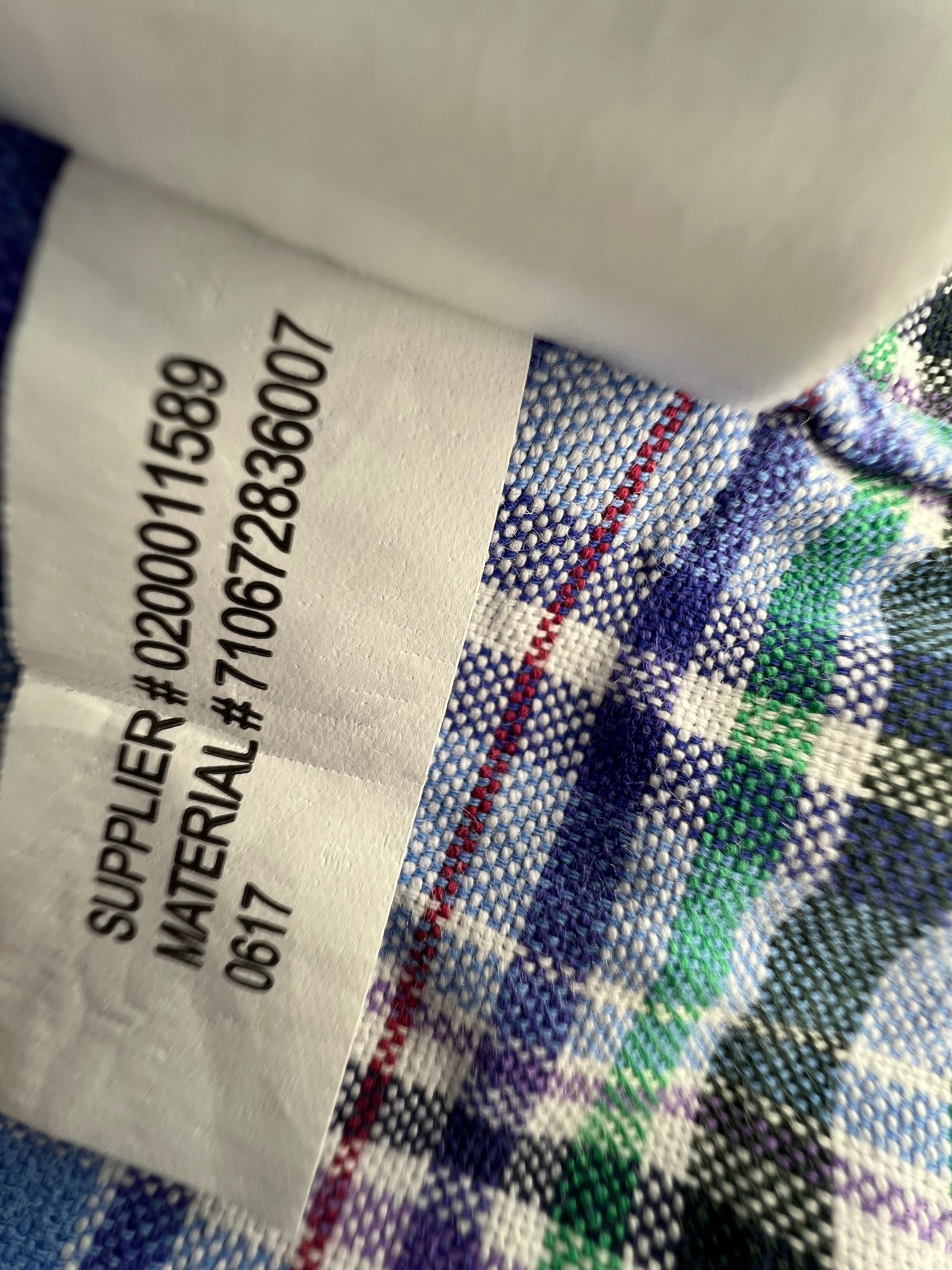 Ralph Lauren Slim Fit Blue Green Tartan Plaid Button-Down Shirt – Size L