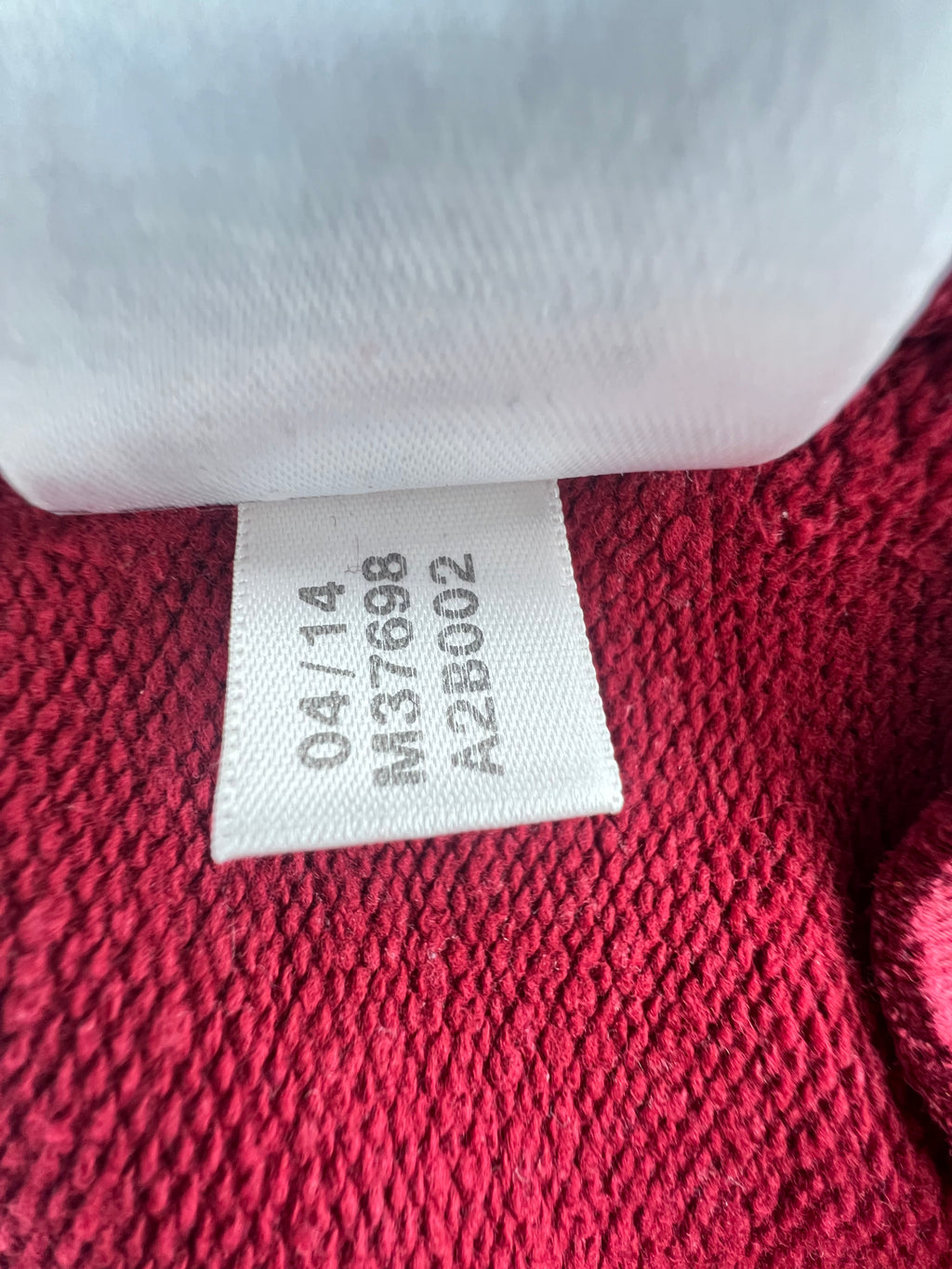 Adidas Performance Essentials Burgundy Zip Hoodie – Size L