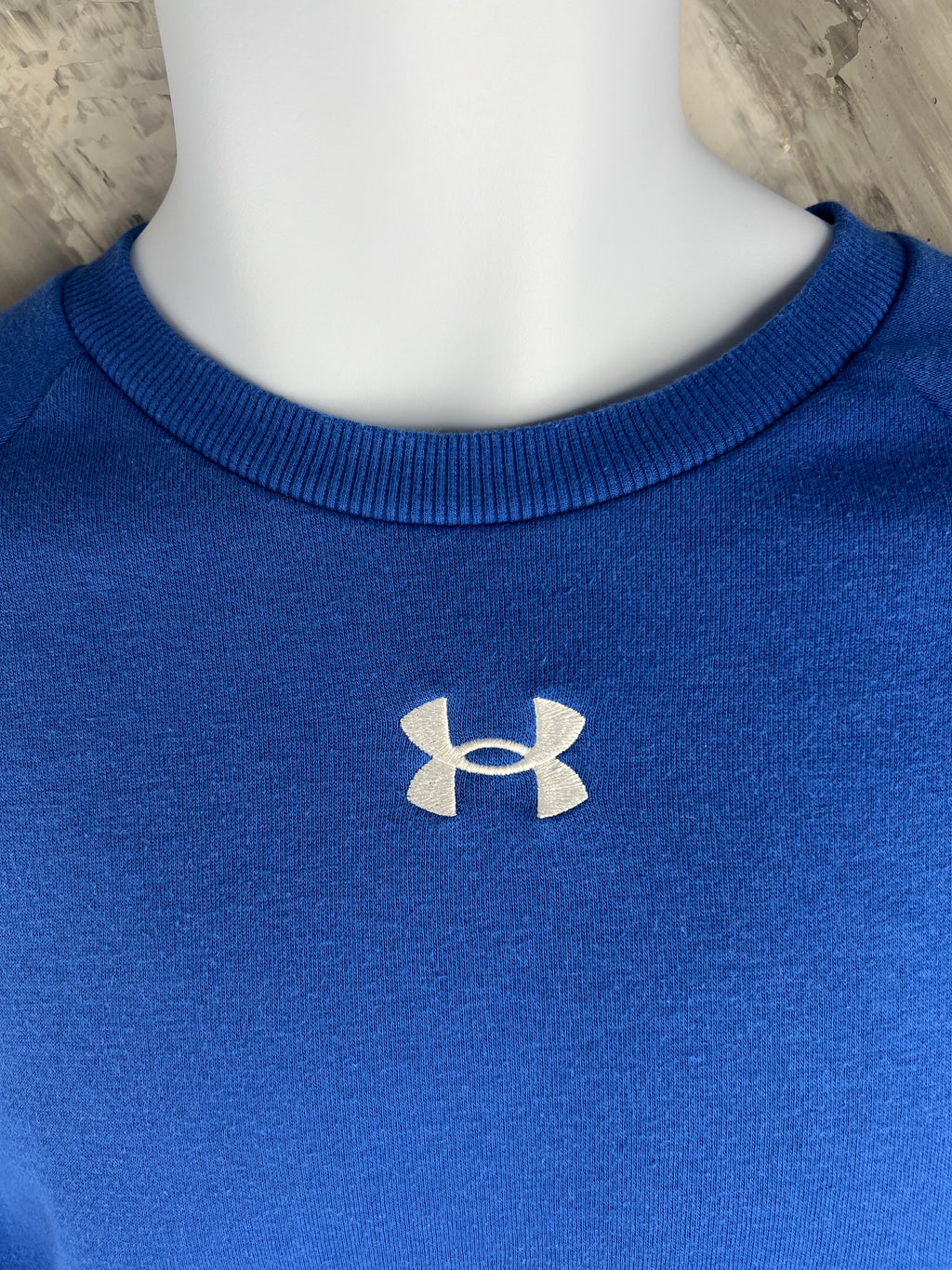 Under Armour Blue Fleece Crewneck Sweatshirt – Men’s Size S