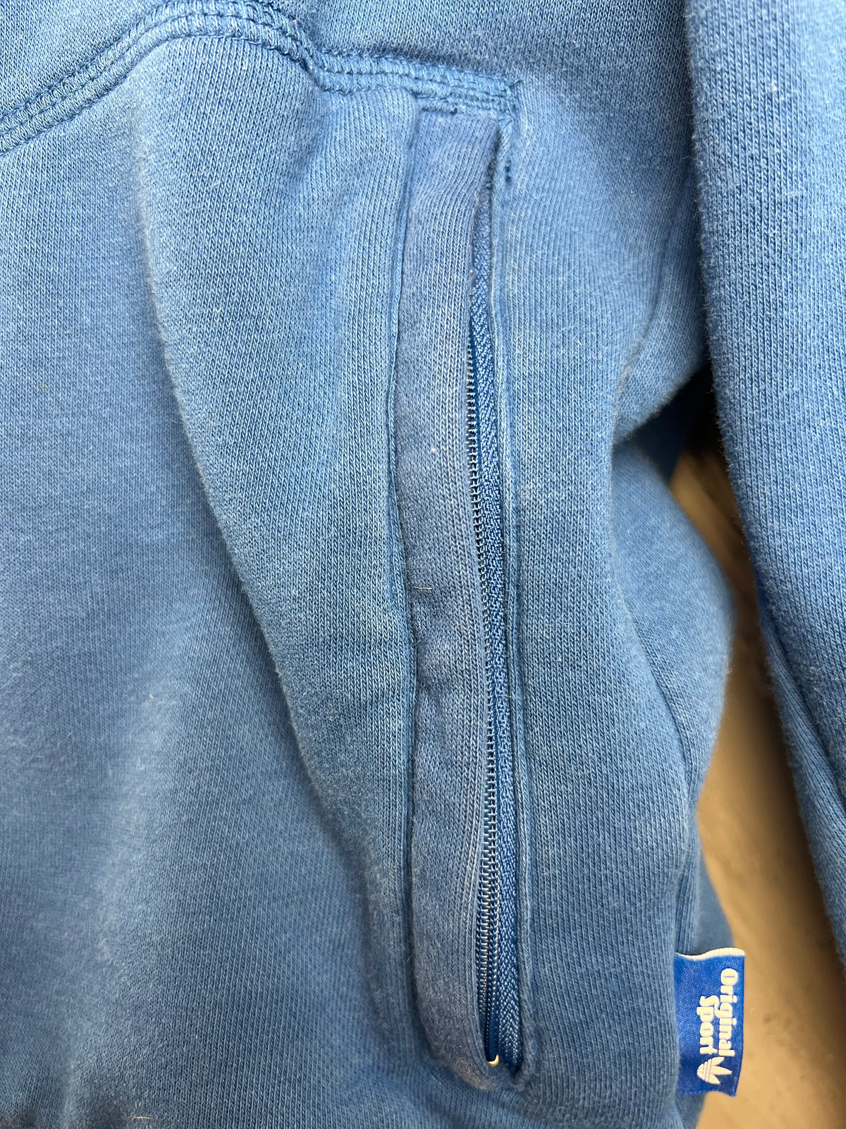 Adidas Originals Women’s Blue Trefoil Sweatshirt – Size M