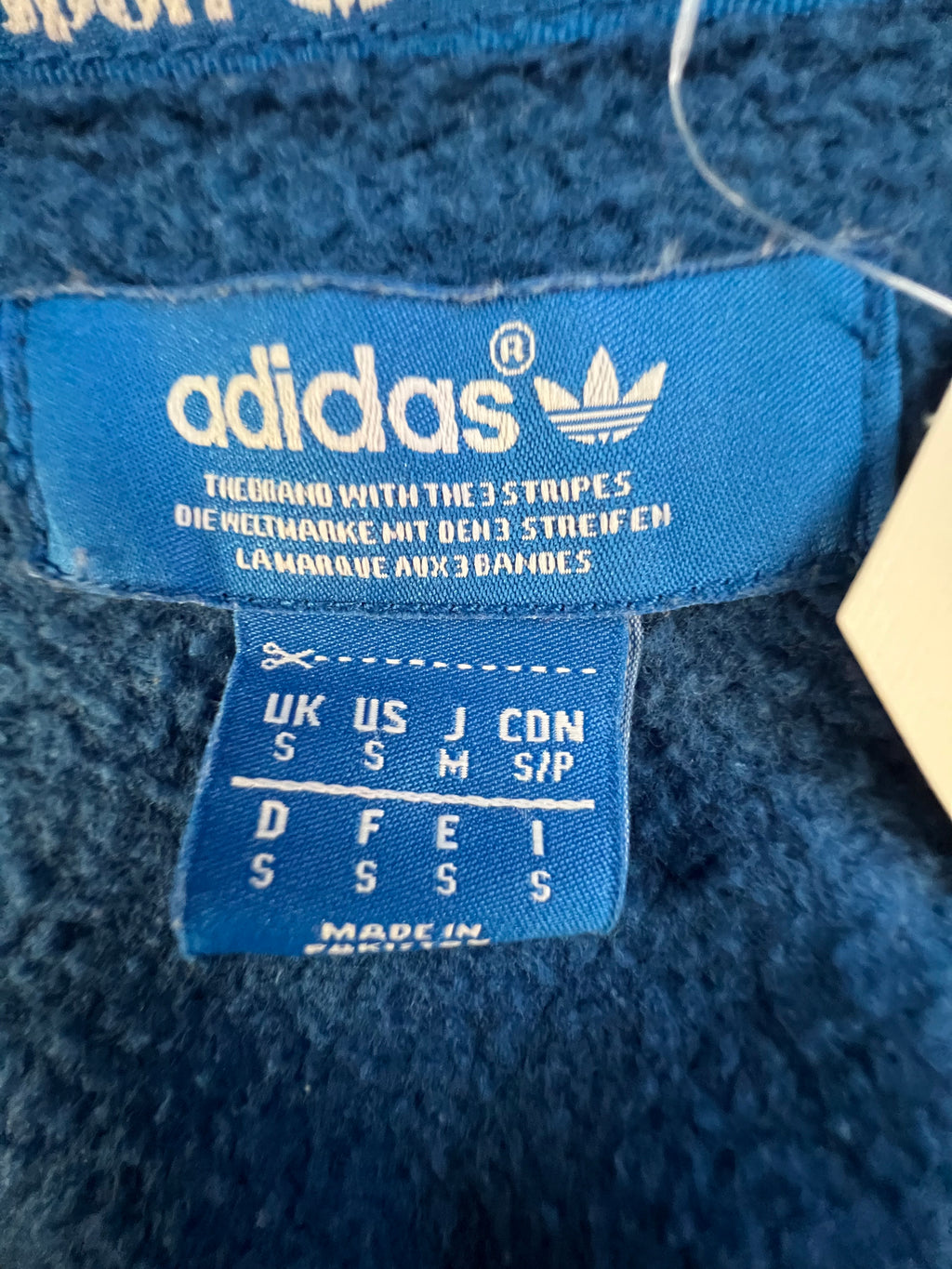 Adidas Originals Women’s Blue Trefoil Sweatshirt – Size M