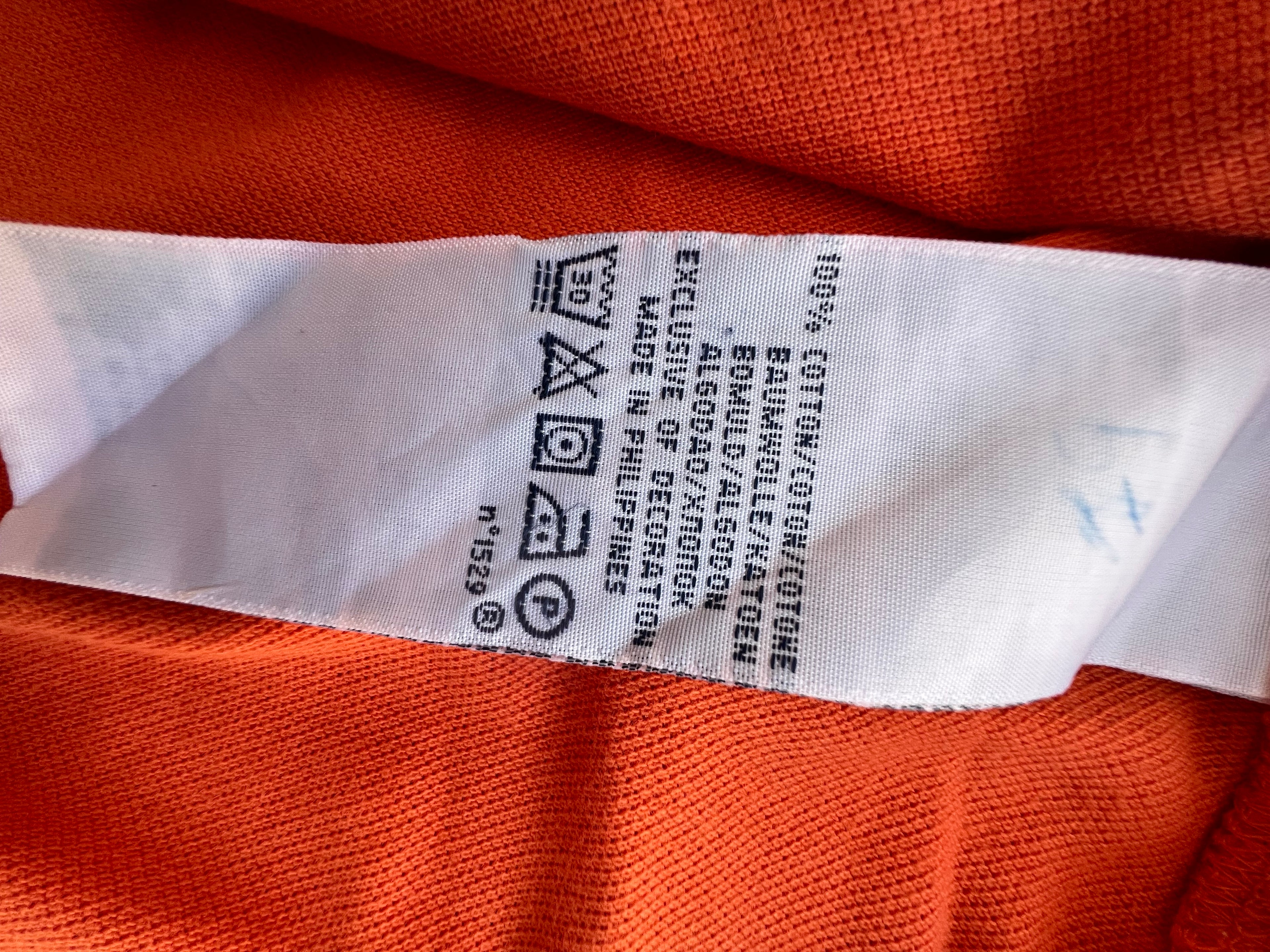 Polo Ralph Lauren Big Pony Long Sleeve Rugby Polo Shirt Orange XXL