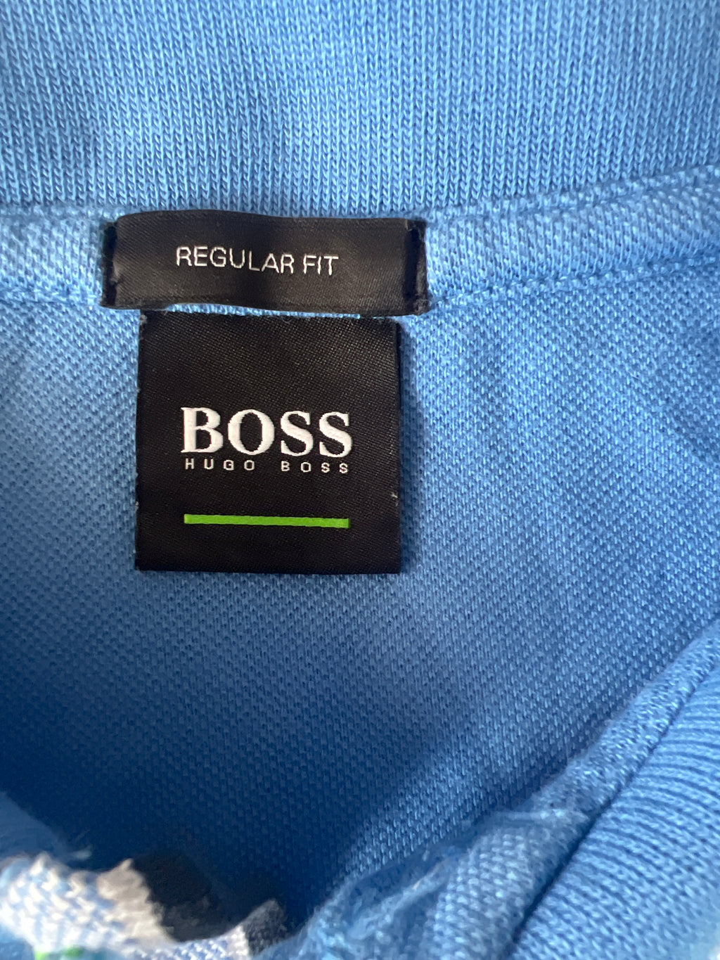 Hugo Boss BOSS Polo de Manga Larga Azul Claro Hombre Talla S