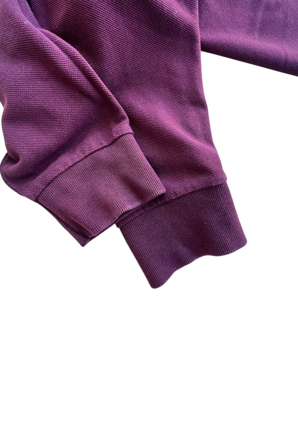 Fred Perry Polo Piqué de Manga Larga Burdeos Hombre Talla L